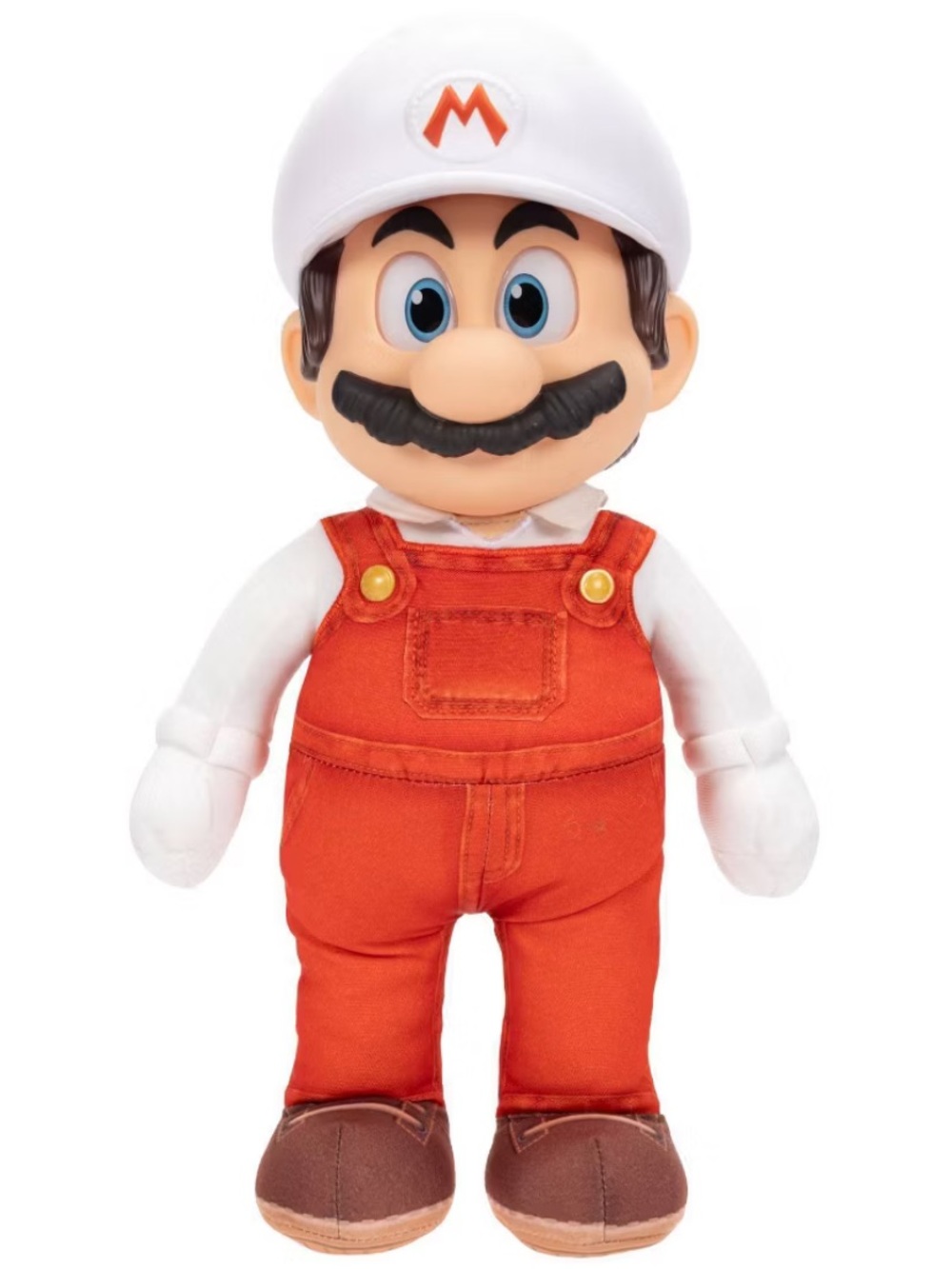Nintendo New Fire Mario 14” Posable Plush Doll Super Mario Galaxy Movie - No Box